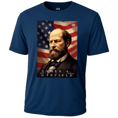 James Garfield 20th President Of The United States Portrait Performance Shirt