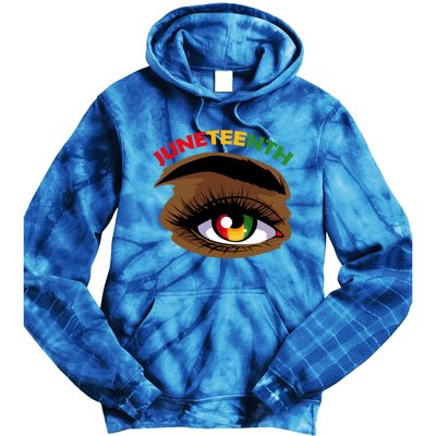 Juneteenth Gift African American Black History Pride 1865 Cool Gift Tie Dye Hoodie