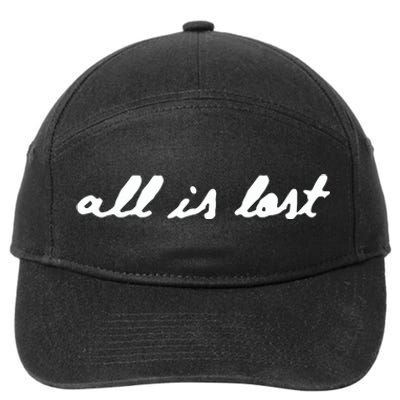 Johnny Goth All Is Lost Skull 7-Panel Snapback Hat