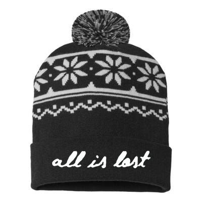 Johnny Goth All Is Lost Skull USA-Made Snowflake Beanie