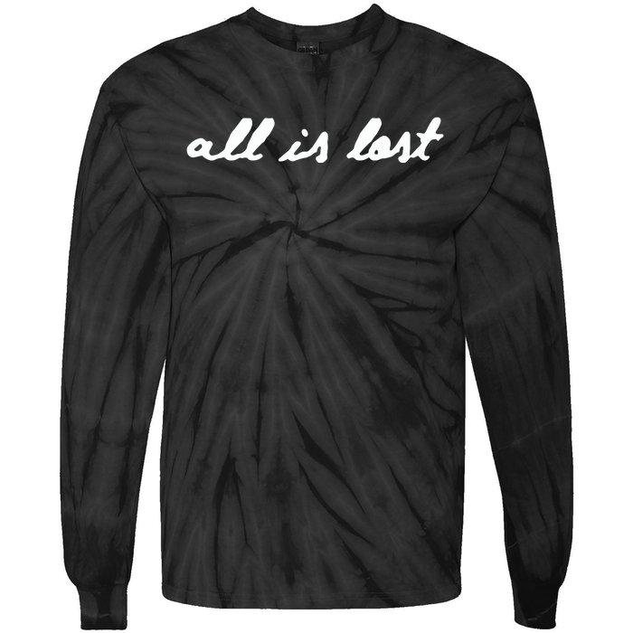 Johnny Goth All Is Lost Skull Tie-Dye Long Sleeve Shirt