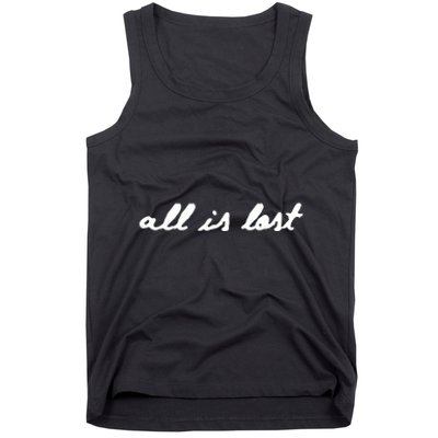 Johnny Goth All Is Lost Skull Tank Top