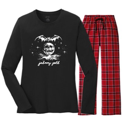 Johnny Goth All Is Lost Women's Long Sleeve Flannel Pajama Set 