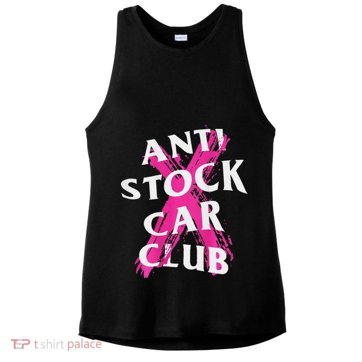 Jdm Goods Anti Stock Car Club Canceled Logo Ladies PosiCharge Tri-Blend Wicking Tank