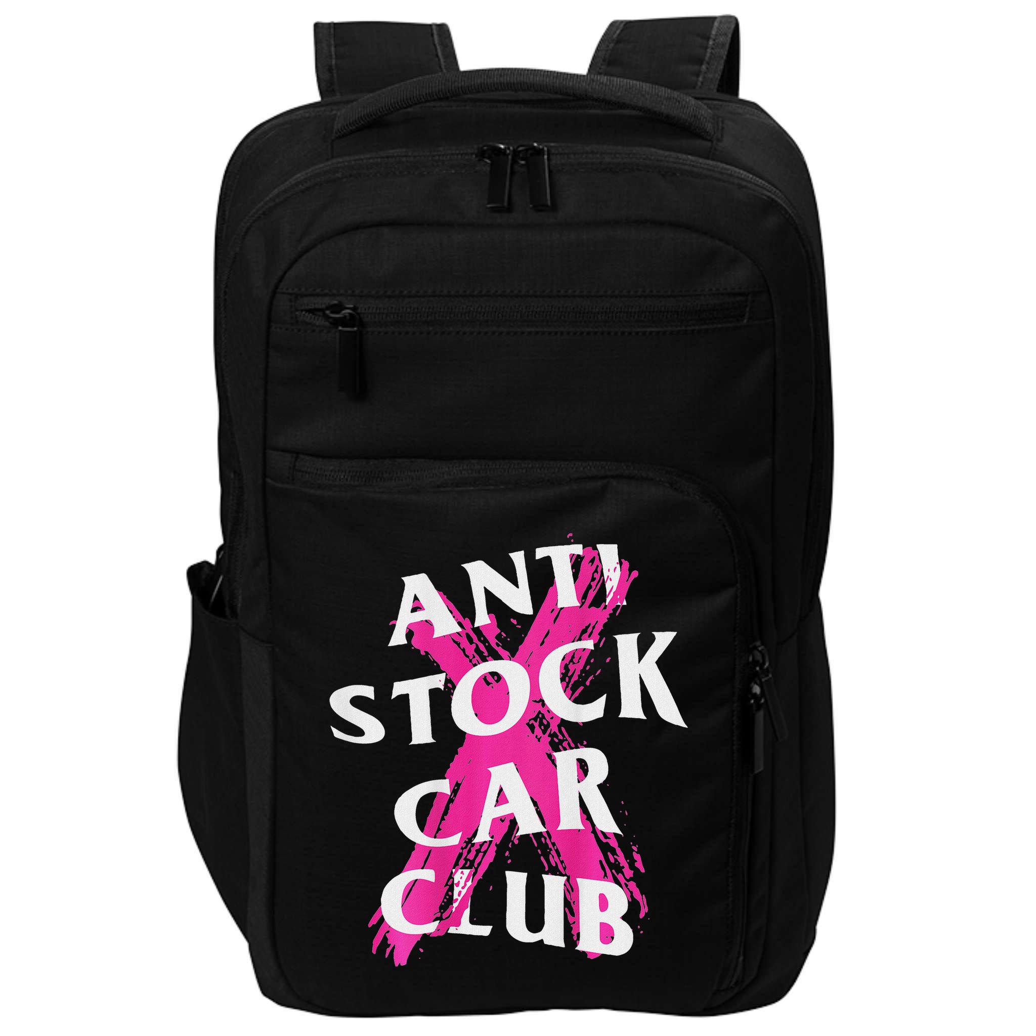 Jdm Goods Anti Stock Car Club Canceled Logo Impact Tech Backpack