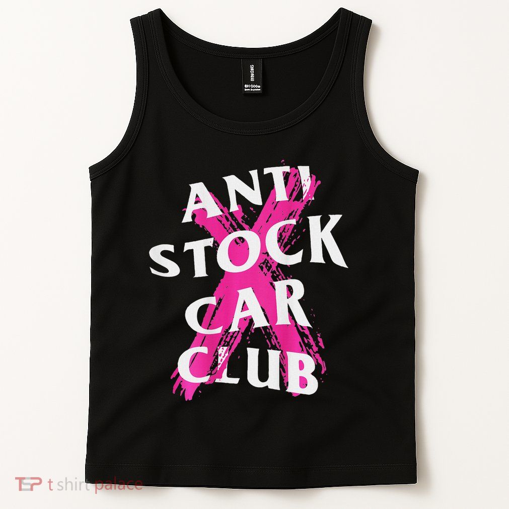 Jdm Goods Anti Stock Car Club Canceled Logo Tank Top