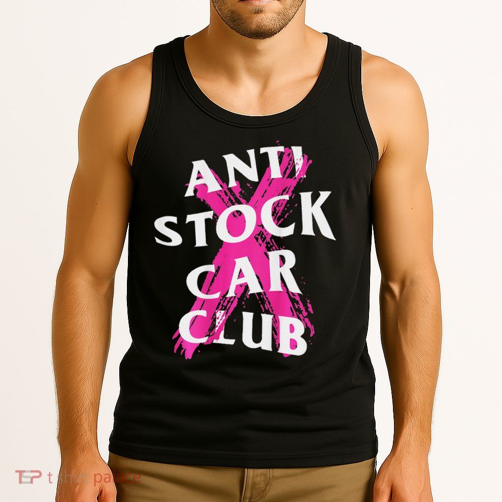 Jdm Goods Anti Stock Car Club Canceled Logo Tank Top