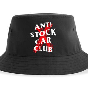 Jdm Goods Anti Stock Car Club Canceled Red Sustainable Bucket Hat