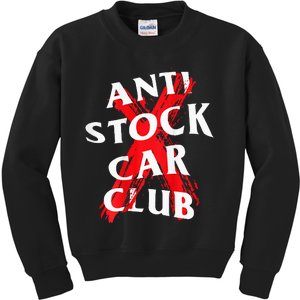 Jdm Goods Anti Stock Car Club Canceled Red Kids Sweatshirt