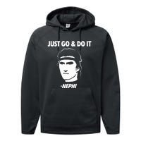 Just Go And Do It Nephi Funny Mormon Lds Missionary Gift Performance Fleece Hoodie