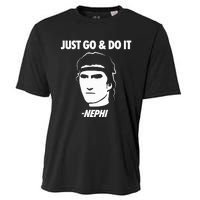 Just Go And Do It Nephi Funny Mormon Lds Missionary Gift Cooling Performance Crew T-Shirt