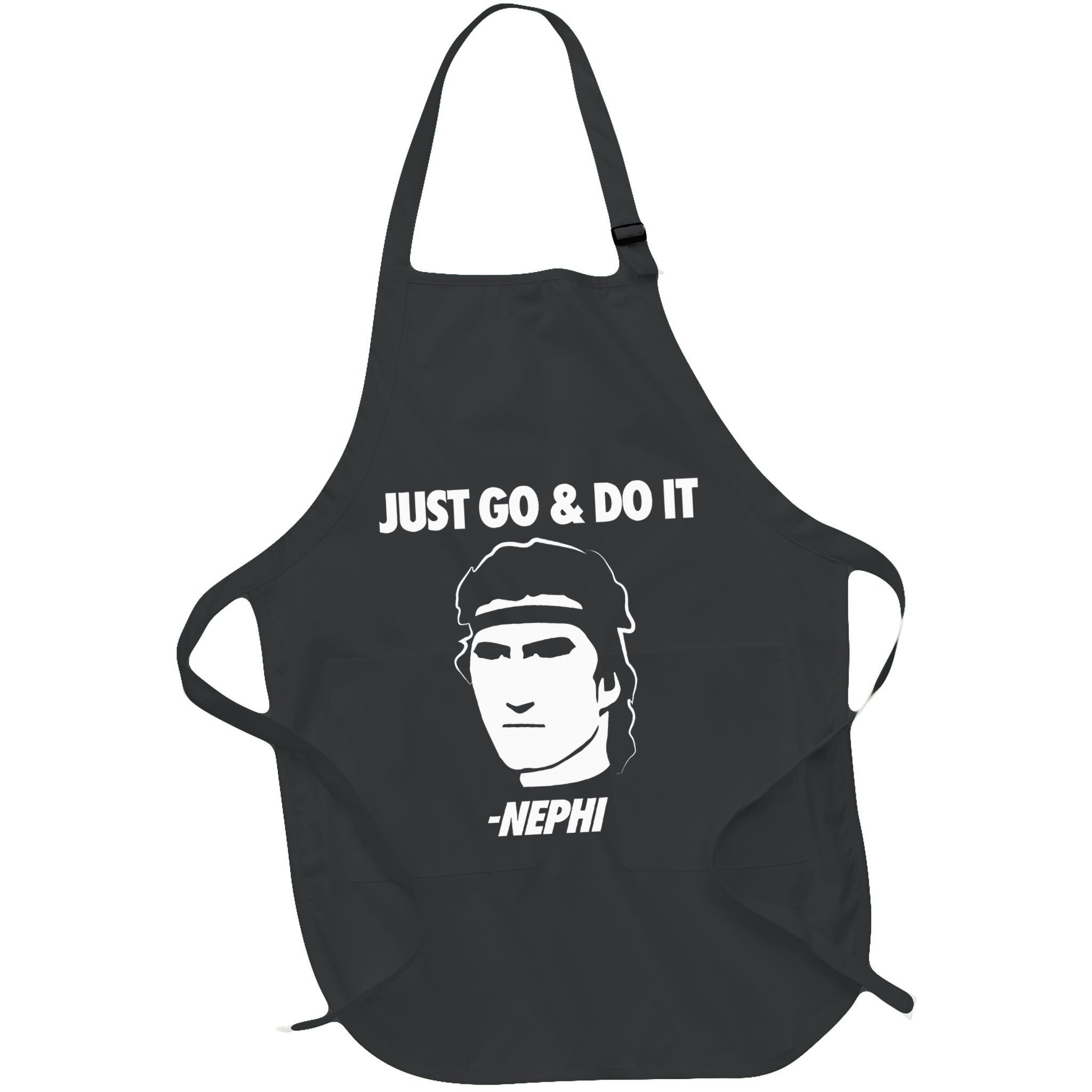 Just Go And Do It Nephi Funny Mormon Lds Missionary Gift Apron
