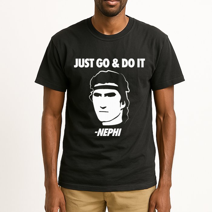Just Go And Do It Nephi Funny Mormon Lds Missionary Gift Tall T-Shirt