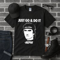 Just Go And Do It Nephi Funny Mormon Lds Missionary Gift Tall T-Shirt