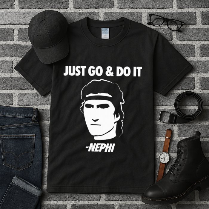 Just Go And Do It Nephi Funny Mormon Lds Missionary Gift Tall T-Shirt