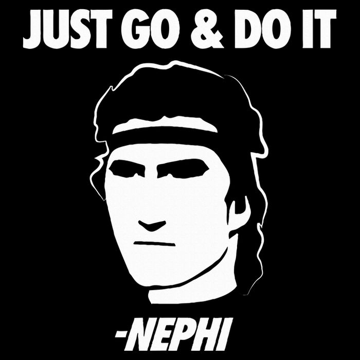 Just Go And Do It Nephi Funny Mormon Lds Missionary Gift Impact Tech Backpack