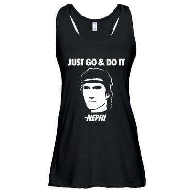 Just Go And Do It Nephi Funny Mormon Lds Missionary Gift Ladies Essential Flowy Tank