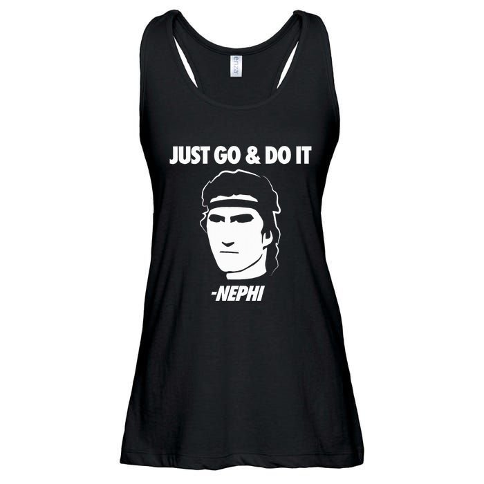 Just Go And Do It Nephi Funny Mormon Lds Missionary Gift Ladies Essential Flowy Tank