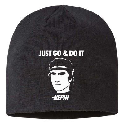 Just Go And Do It Nephi Funny Mormon Lds Missionary Gift Sustainable Beanie