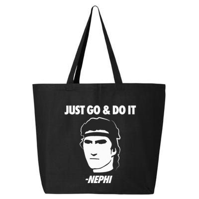 Just Go And Do It Nephi Funny Mormon Lds Missionary Gift 25L Jumbo Tote