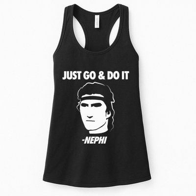 Just Go And Do It Nephi Funny Mormon Lds Missionary Gift Womens Tank Top