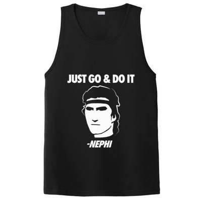 Just Go And Do It Nephi Funny Mormon Lds Missionary Gift PosiCharge Competitor Tank