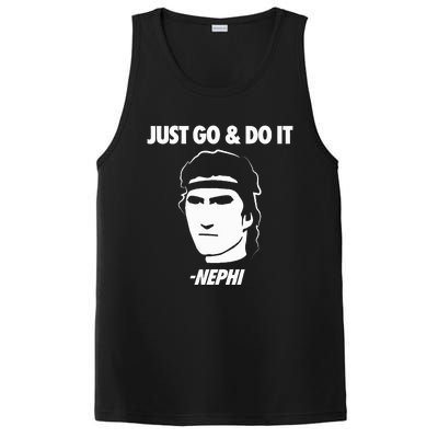 Just Go And Do It Nephi Funny Mormon Lds Missionary Gift PosiCharge Competitor Tank