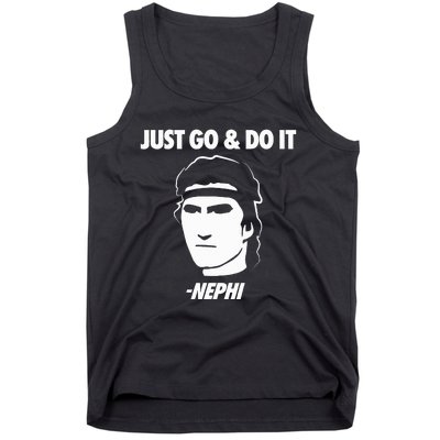 Just Go And Do It Nephi Funny Mormon Lds Missionary Gift Tank Top