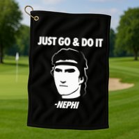 Just Go And Do It Nephi Funny Mormon Lds Missionary Gift Golf Towel