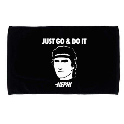 Just Go And Do It Nephi Funny Mormon Lds Missionary Gift Microfiber Hand Towel