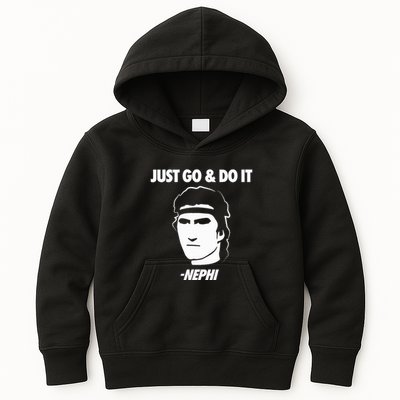 Just Go And Do It Nephi Funny Mormon Lds Missionary Gift Kids Hoodie
