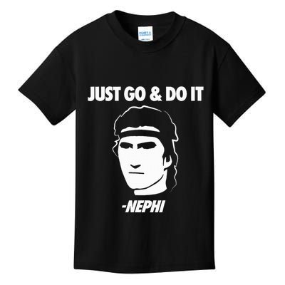 Just Go And Do It Nephi Funny Mormon Lds Missionary Gift Kids T-Shirt