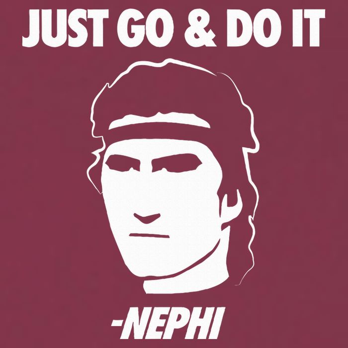 Just Go And Do It Nephi Funny Mormon Lds Missionary Gift 16oz Travel Tumbler