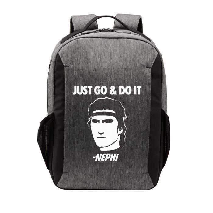 Just Go And Do It Nephi Funny Mormon Lds Missionary Gift Vector Backpack