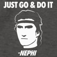 Just Go And Do It Nephi Funny Mormon Lds Missionary Gift Vector Backpack