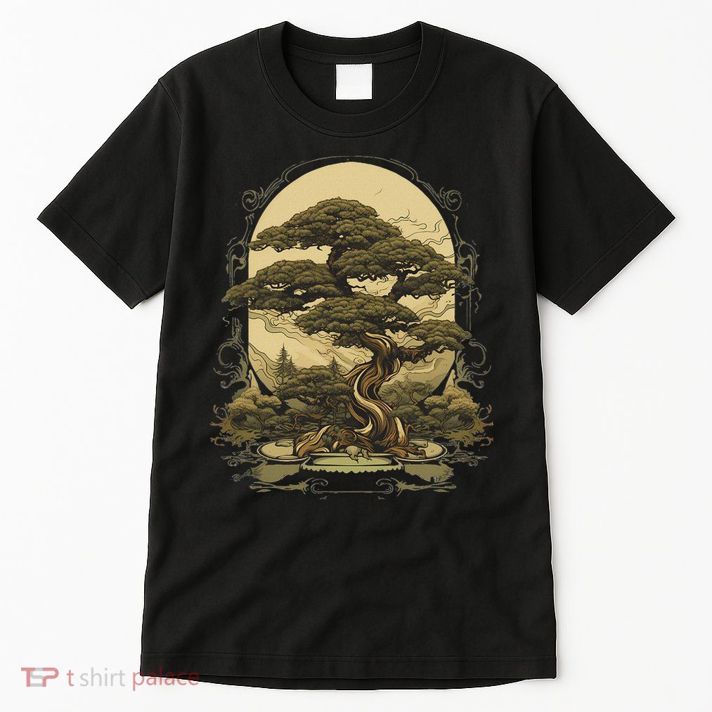 Japanese Gardening Art Bonsai Tree Tall T-Shirt