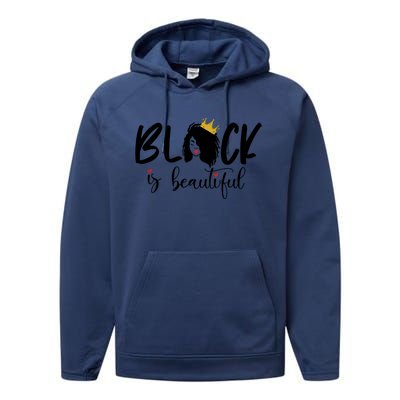 Juneteenth Gift Black Is Beautiful Cool Gift Performance Fleece Hoodie