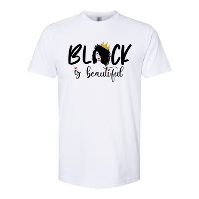 Juneteenth Gift Black Is Beautiful Cool Gift Softstyle CVC T-Shirt