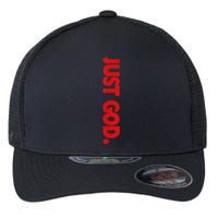 Just God Bible Verse Religious Flexfit Unipanel Trucker Cap