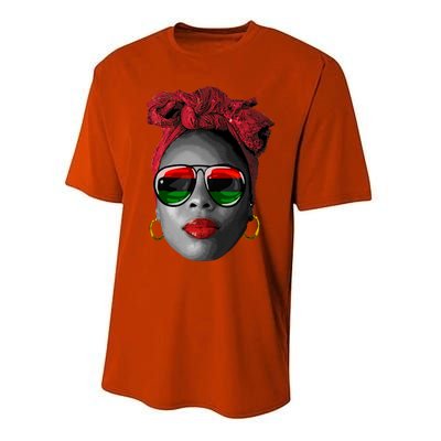 Juneteenth Gift Black History Cute Gift Dope Queen Cool Gift Performance Sprint T-Shirt