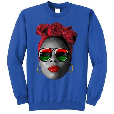 Juneteenth Gift Black History Cute Gift Dope Queen Cool Gift Tall Sweatshirt