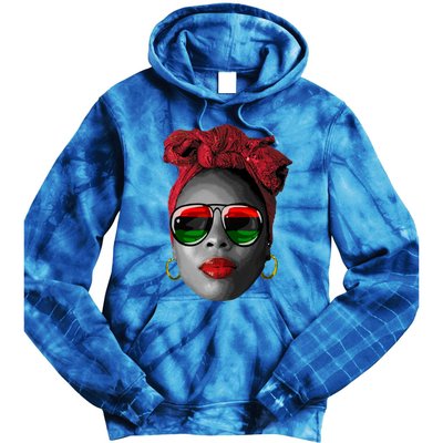 Juneteenth Gift Black History Cute Gift Dope Queen Cool Gift Tie Dye Hoodie