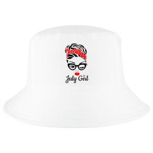 July Girl Birthday For Women Girl Born July Birthday Cool Comfort Performance Bucket Hat