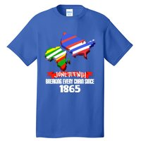 Juneteenth Gift Breaking Chains Since 1865 Independence Day Gift Tall T-Shirt