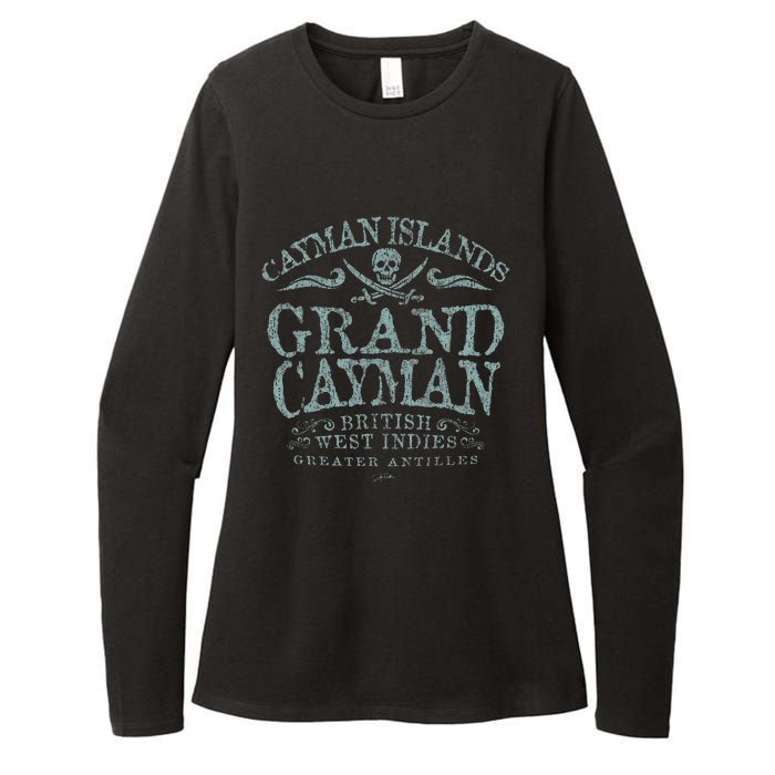 Jcombs Grand Cayman Cayman Islands Pirate Womens CVC Long Sleeve Shirt