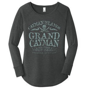 Jcombs Grand Cayman Cayman Islands Pirate Women's Perfect Tri Tunic Long Sleeve Shirt