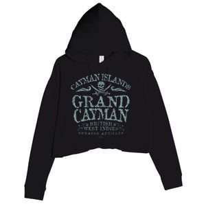 Jcombs Grand Cayman Cayman Islands Pirate Crop Fleece Hoodie