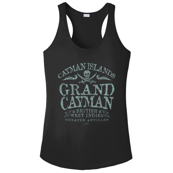 Jcombs Grand Cayman Cayman Islands Pirate Ladies PosiCharge Competitor Racerback Tank