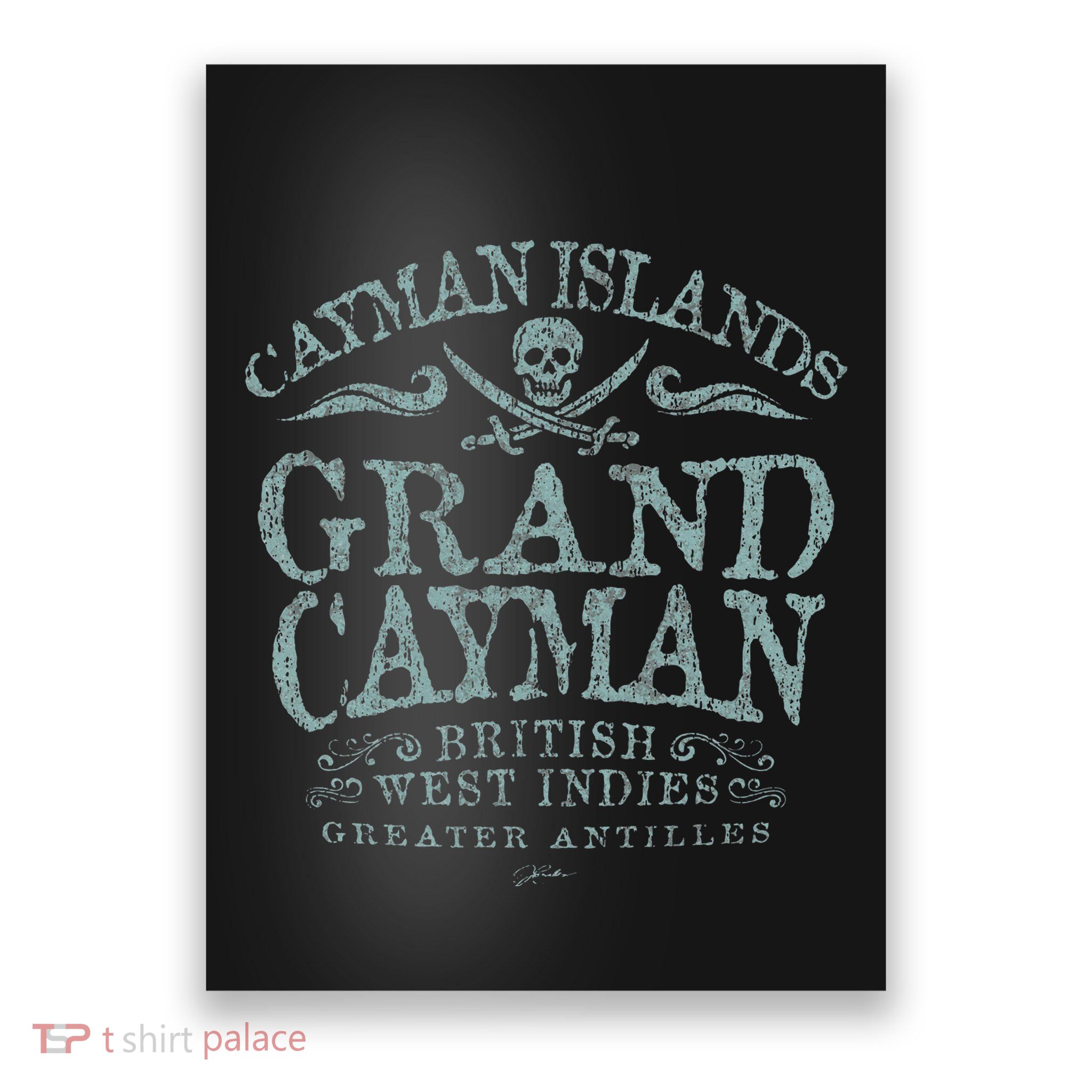 Jcombs Grand Cayman Cayman Islands Pirate Poster