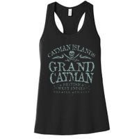 Jcombs Grand Cayman Cayman Islands Pirate Women's Racerback Tank